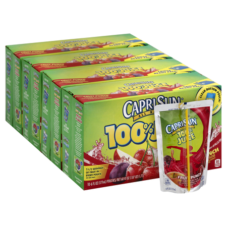 CAPRI SUN Beverage Fruit Dive 6 fl. oz., PK40 10087684001469